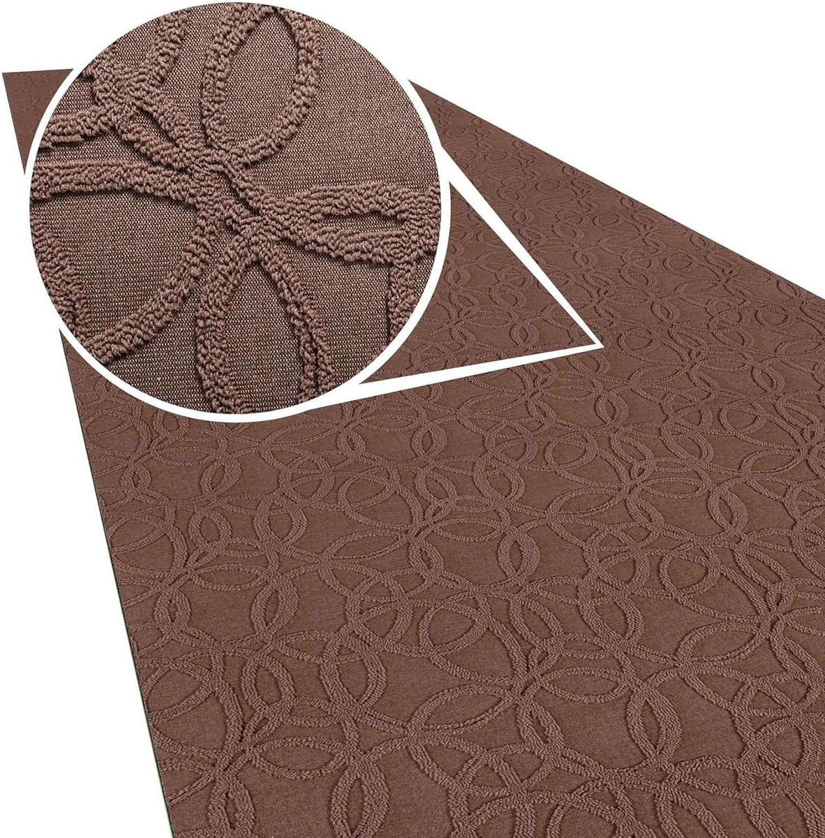 Keukentapijt Loper Optisch - Wasbare Keukenmat met Antislip - 140 x 67 cm