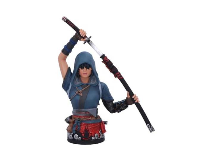 Nemesis Now Assassin's Creed Shadows Naoe Büste Figur, Harz, Mehrfarbig, 30 cm