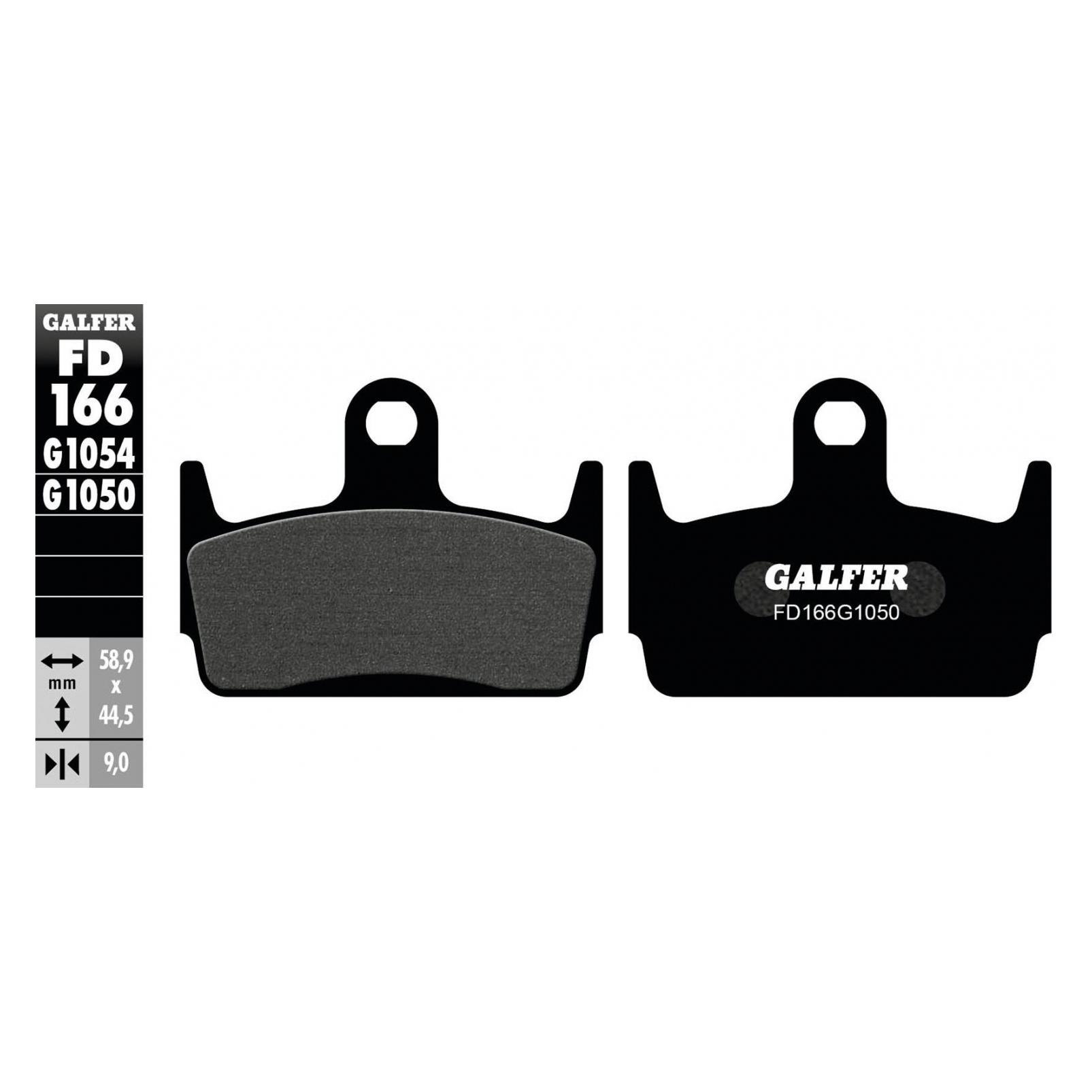 Galfer Bike Platte Bremse 100 Galfer g1050 Anpass. Ar Honda x8rs /Av Kymco Sniper / Sym Jet (FD166-G1050)
