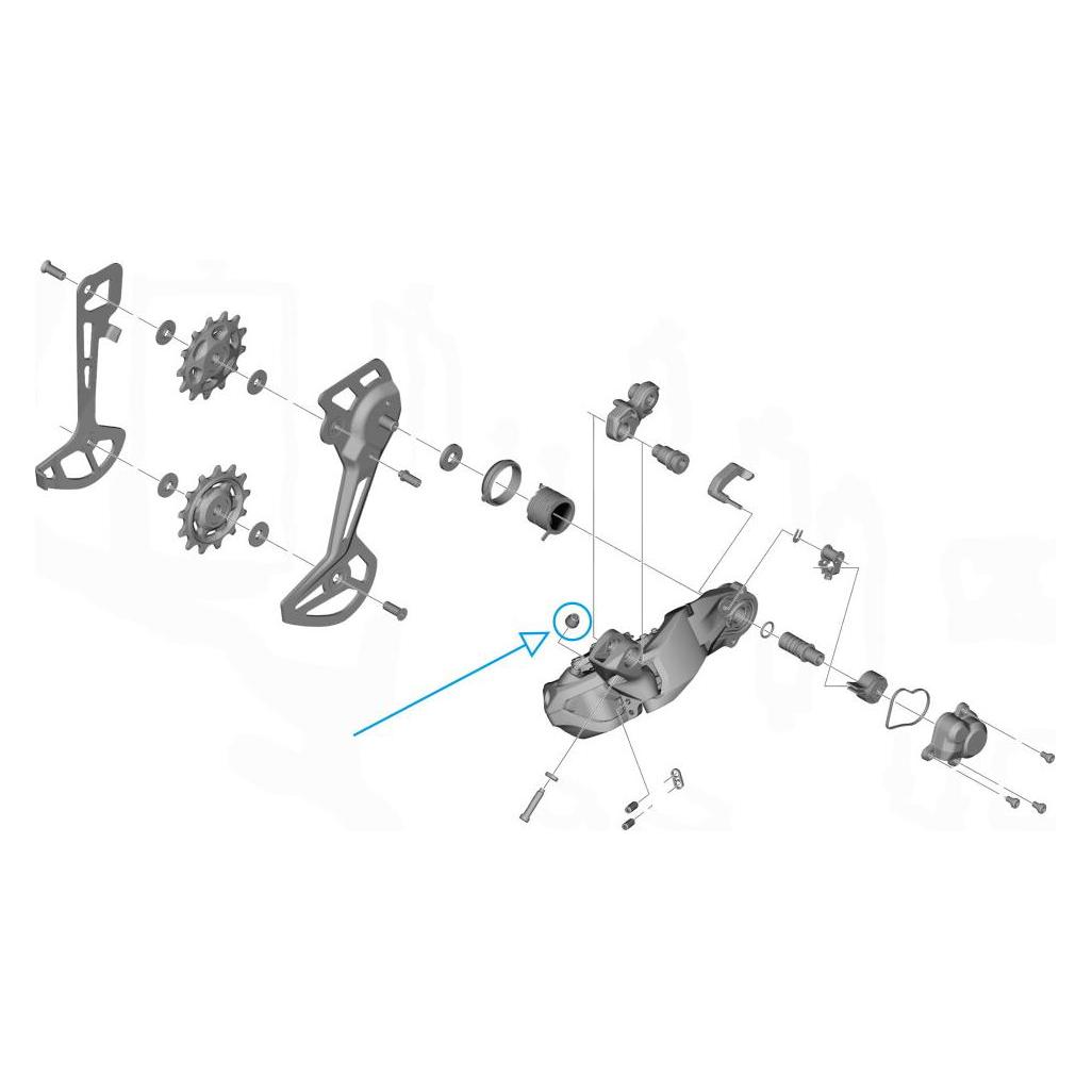Shimano Gummibalg für Kabelanschluss EW-SD300 (Y3GK89000)