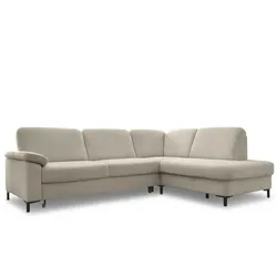 ComfortPlan Ecksofa Anaheim Stoff Beige
