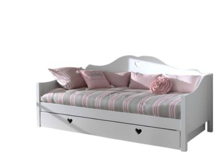 VIPACK AMCO41 Kojenbett mit Bettschublade, 90 x 200 cm, weiß