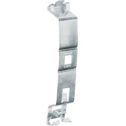 Hager L4255BCHR Klammer zu Brüstungskanal BR/A/H/S Oberteil 120mm aus Stahlblech chromatiert