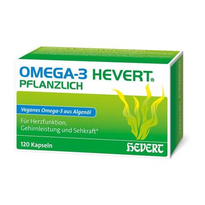 Omega-3 Hevert pflanzlich Weichkapseln 120 St