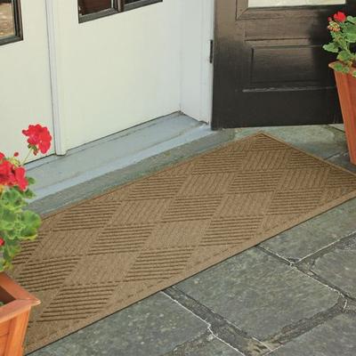 Bungalow Dba Matterly Diamonds Runner Mat 60 x 22, 60 x 22, Khaki