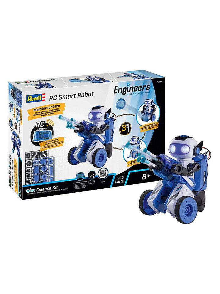 Revell Ferngesteuerter Roboter "Smart Robot 3in1" - ab 8 Jahren - onesize