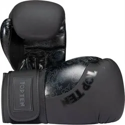 TOP TEN Boxhandschuhe „Dragon“, Größe 10 oz in Schwarz Schwarz
