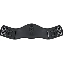 Kurzgurt PA gegen Vorrutschen Dressur Sättel - Leder black/silver 75