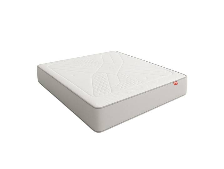 Matelas rafraîchissant 200x200 cm, ressorts ensachés, fermeté élevée