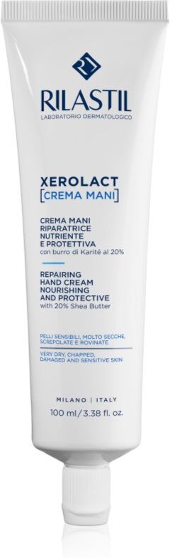 Rilastil Xerolact crème hydratante mains pour peaux sèches à très sèches 100 ml
