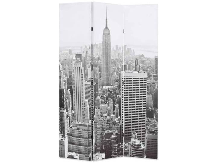 vidaXL Raumteiler klappbar 120 x 170 cm New York bei Tag Schwarz-Weiß