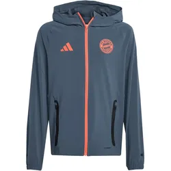 adidas FC Bayern München Competition Vis Tech Travel Trainingsjacke 2025/26 Kinder JV5345 - bold onix/easy coral 152