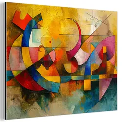METALLBILD Kunst - Abstrakt - Modern 40x30 cm