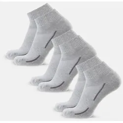 TENNIS QUARTER SOCKEN - 3-Pack - Grau - 39-42