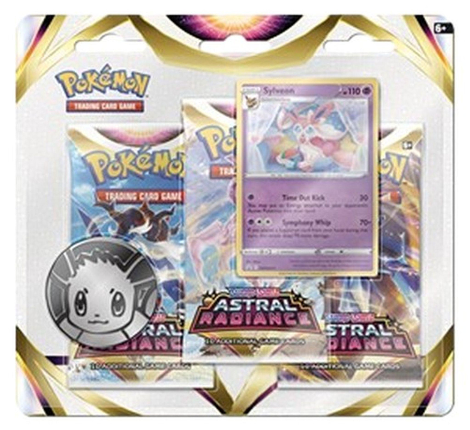 Pokemon Astral Radiance Sylveon 3-Pack Blister van The Pokemon Company