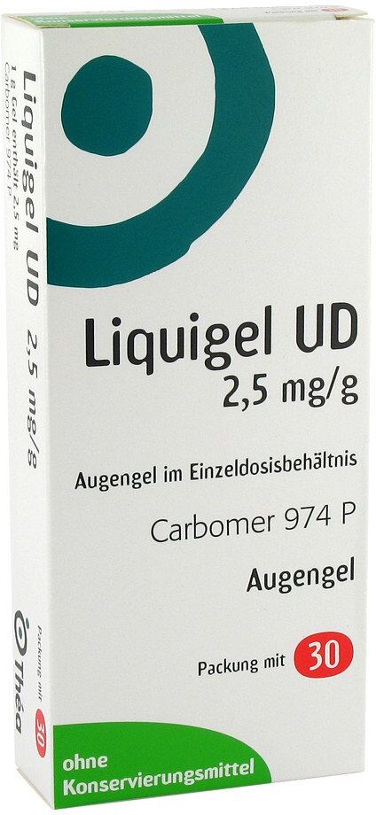 Liquigel Ud 2,5mg/g Augengel i.Einzeldosisbeh. 30X0.5g