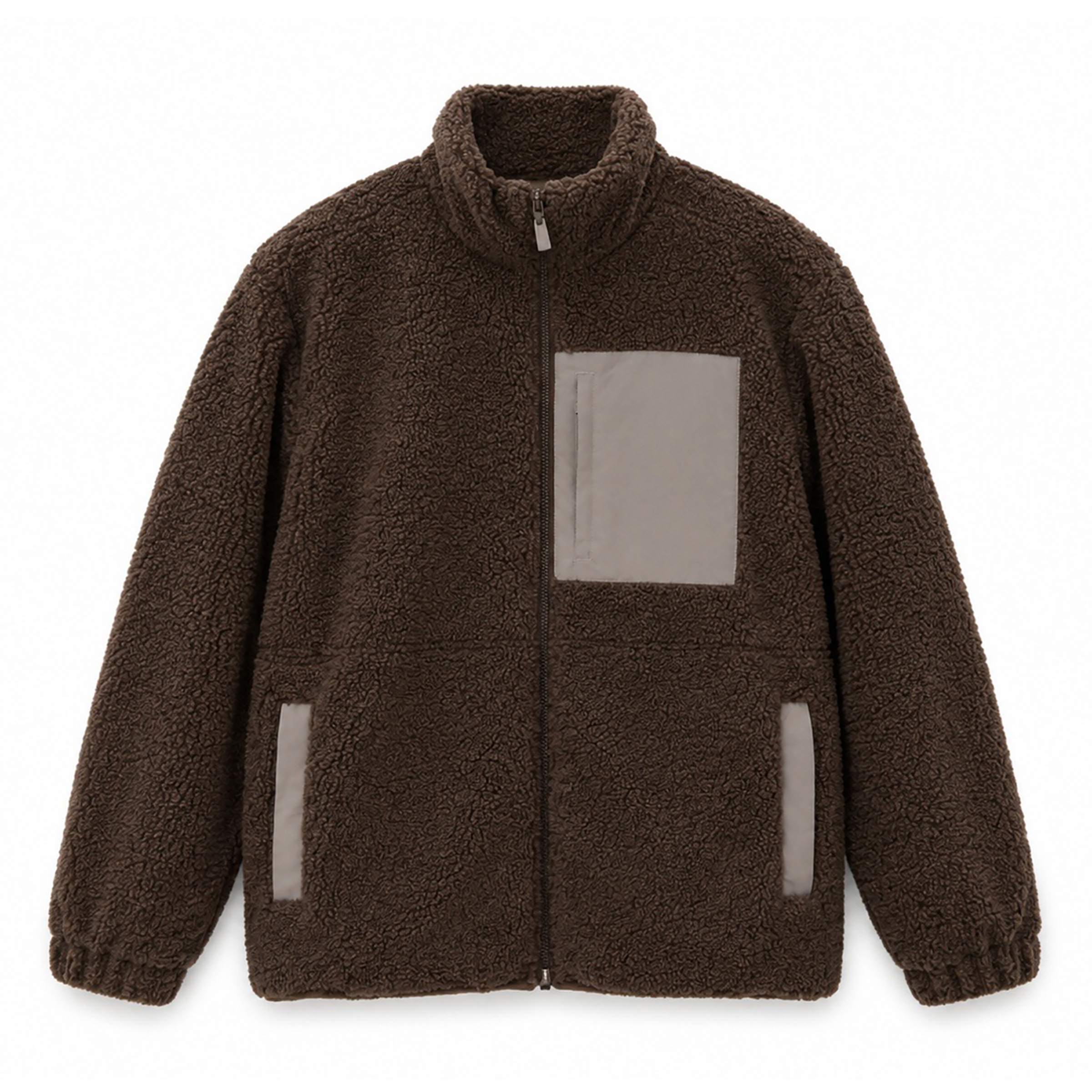 Mazine Padded Sherpa Herren Kunstfaserjacke braun Größe XL Lifestyle Elastisch