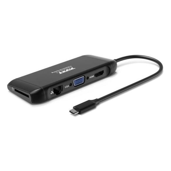 Port Designs 901913 Schnittstellen-Hub USB 2.0 Type-C 5000 Mbit/s Schwarz (USB-C, 9 Ports) (901913)