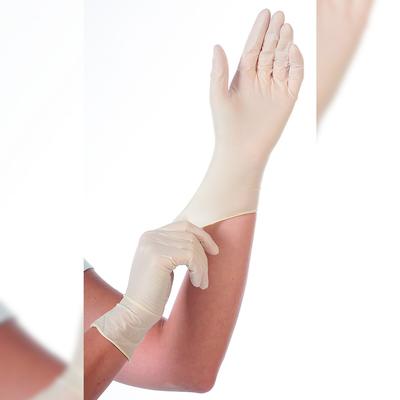 Hygostar Einmalhandschuhe, Latex, ungepudert, Größe L, weiß, 100 Stück