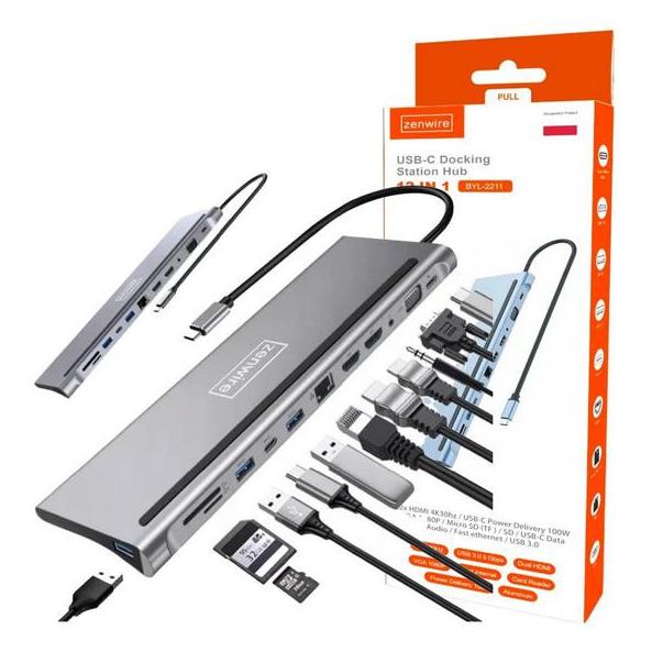 Zenwire Stacja/replikator USB-C (0000000313) (USB-C) (0000000313)