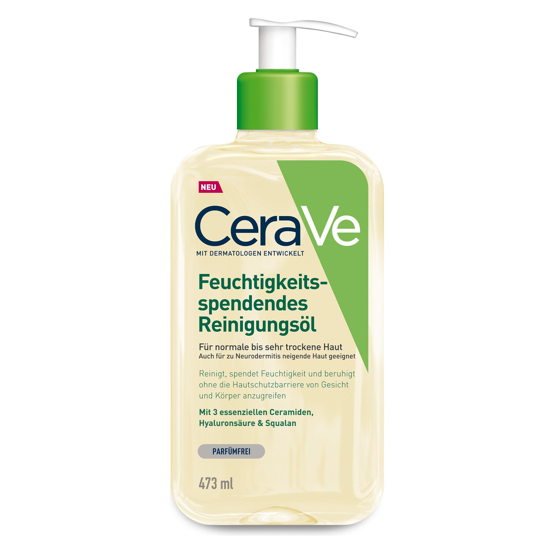 CeraVe Feuchtigkeitsspendendes Reinigungsöl (Reinigungsöl, 473 ml) (044060)