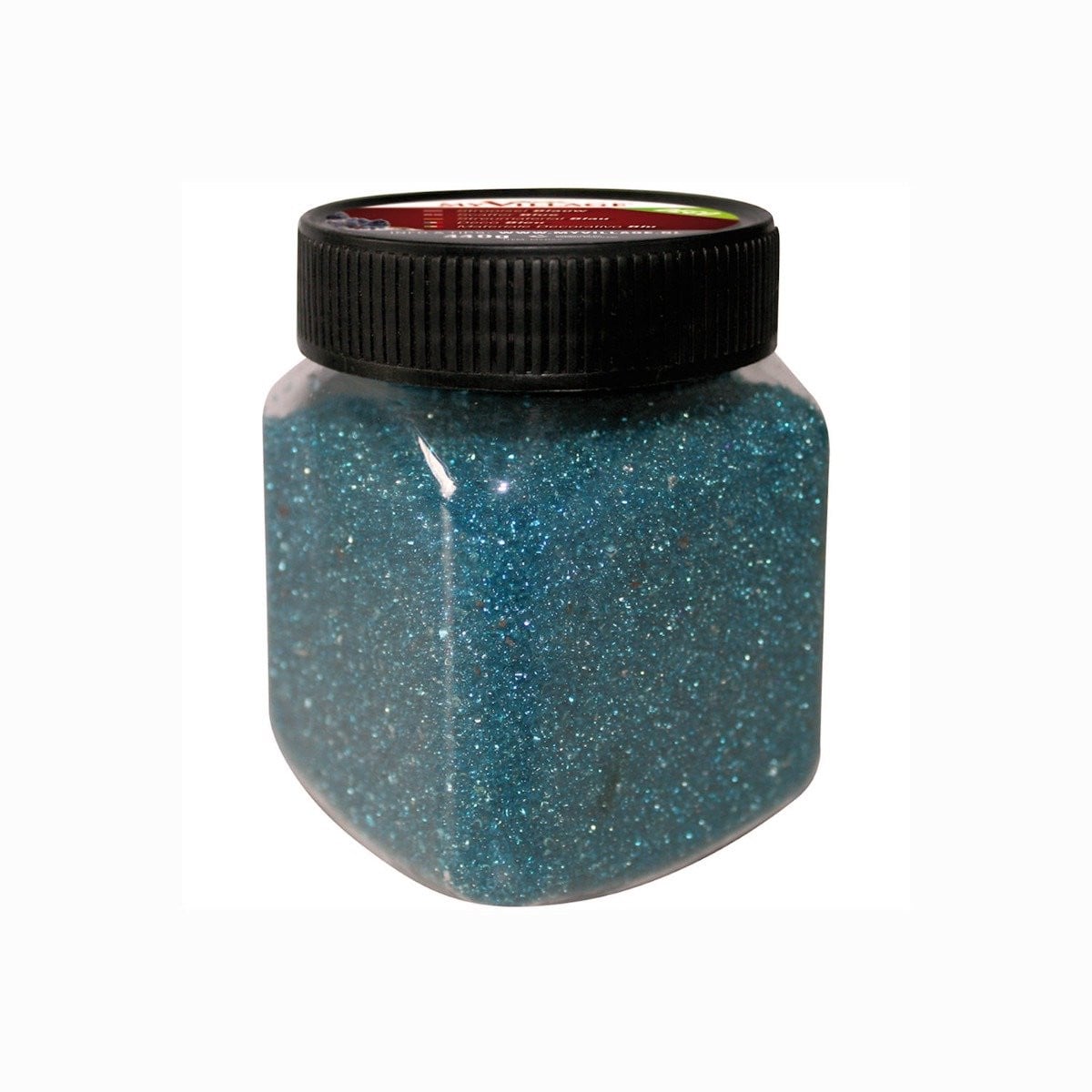 My Village Glas Steentjes Blauw Fijn 440g