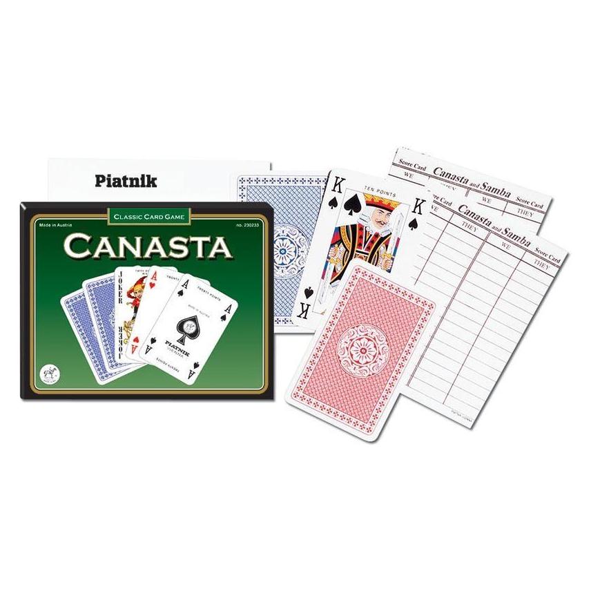 Piatnik 2302 - Canasta mit Wertungsblock (Französisch, 2 - 4 Spieler) (2302)