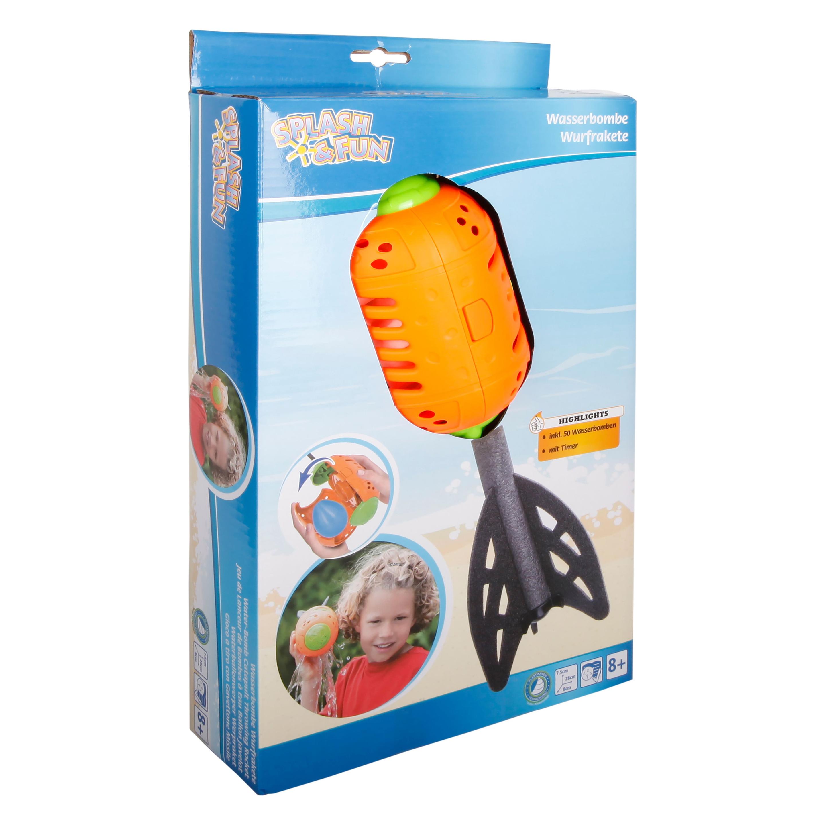 Splash & Fun SF Wasserbombe Wurfrakete,inkl.50 Ballon (0077608460)