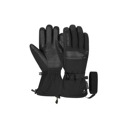 Skihandschuhe REUSCH "Torres R-TEX XT", Damen, Gr. 6,5, schwarz, 80% Polyester, 10% Lederimitat, mehrfarbig, Handschuhe, mit höchster Wärmestufe