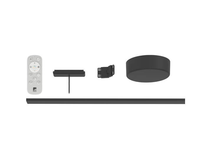 Schienen-Set Tplus T 95 cm - Farbe: schwarz