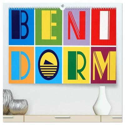 Benidorm (hochwertiger Premium Wandkalender 2027 DIN A2 quer), Kunstdruck in Hochglanz