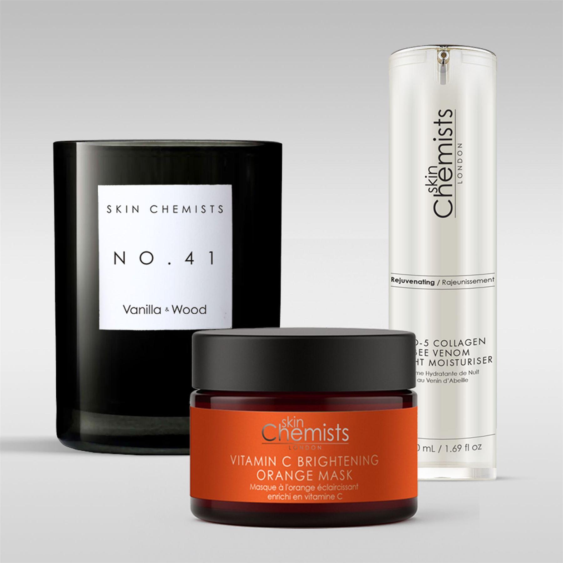 skinChemists Entspannungs- und Stressabbau-Abendgeschenkset