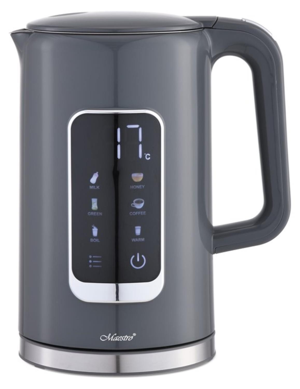 Maestro Elektrische waterkoker 1,7L 2200W MR024GREY