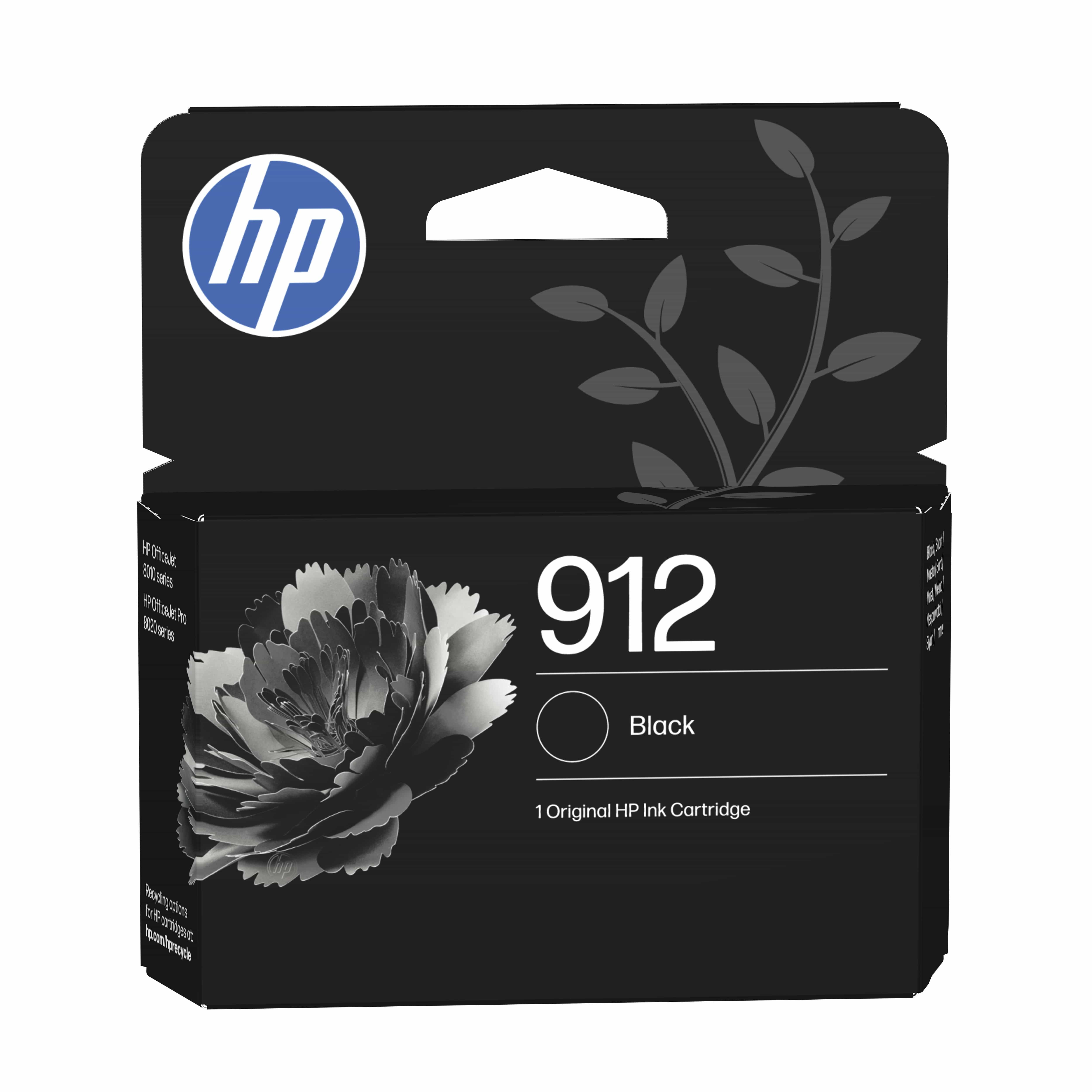 HP Nr.912 originale Druckerpatronen Schwarz 6,5 ml 250 Seiten 3YL80AE