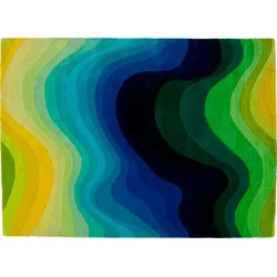 KARE X KARIM RASHID Teppich Aura Rainbow 57765 Mischgewebe Bunt 170 x 240 cm