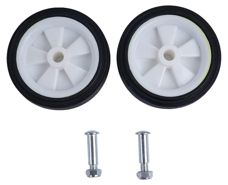 Selius 2 stuks luchtcompressorwielen met schokabsorptie en antislip, 5 inch
