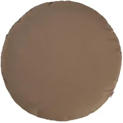 KISSENHÜLLE Rund Wunschton deep-taupe 60 cm Ø