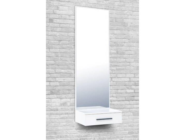 Spiegelpaneel PAROLI Akron , weiss (weiß), B:50cm H:150cm T:35cm, Glas, Spiegel, Spiegelpaneel