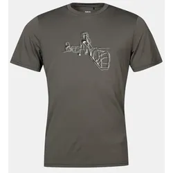 Wandern HALTI Halti Herren Kalteva trekking T-shirt - Mehrfarbig - XXL