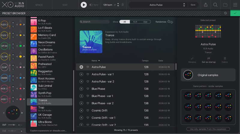 XLN Audio XO Expansion - Trance