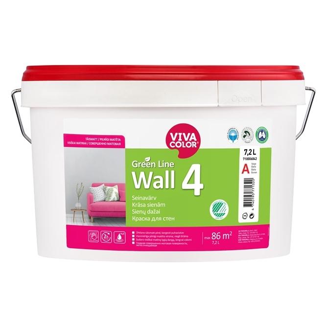Viva Color PAINT GREEN LINE WALL 4 A 7,2L (7200 ml) (33046004)
