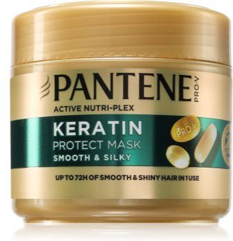 Pantene Pro-V Active Nutri Plex Smooth & Silky máscara para cabelo brilhante e macio 300 ml. Pro-V Active Nutri Plex Smooth & Silky