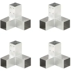 vidaXL, Gartenzaun, Valsener (4 Stück)