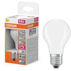 OSRAM E27 LED SUPERSTAR PLUS Lampe HD LIGHTING matt dimmbar 7,5W wie 75W universalweißes Licht & hohe Farbwiedergabe
