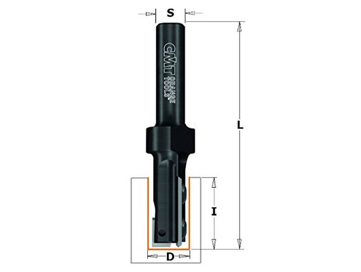 CMT Orange Toos 653.662.11 - HW Nutfräser mit Messer Z1+1 S=20 D=16X48X111.5 RE