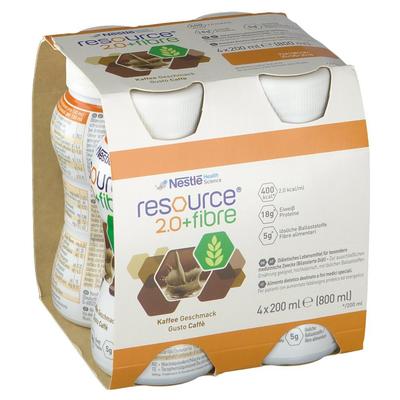 Resource 2.0+fibre Kaffee 6x4x200 ml Flüssigkeit