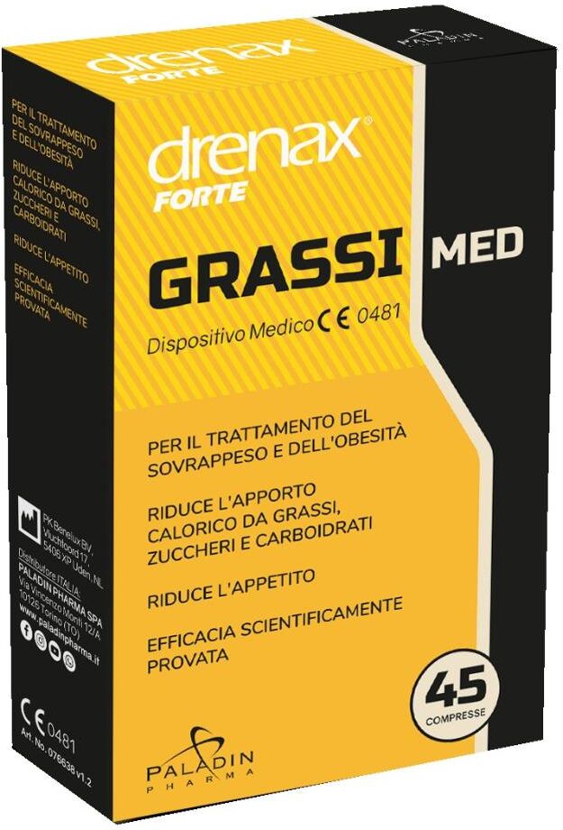 PALADIN PHARMA SpA Drenax Forte Grassi MED, 45 compresse