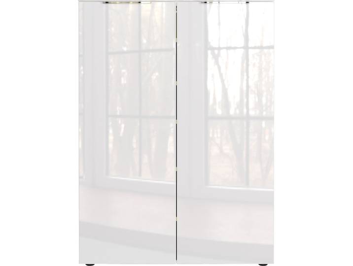 Schuhschrank Michi weiss Holz B 87 H 120 cm - Material: Holzwerkstoff - Schuhschrank