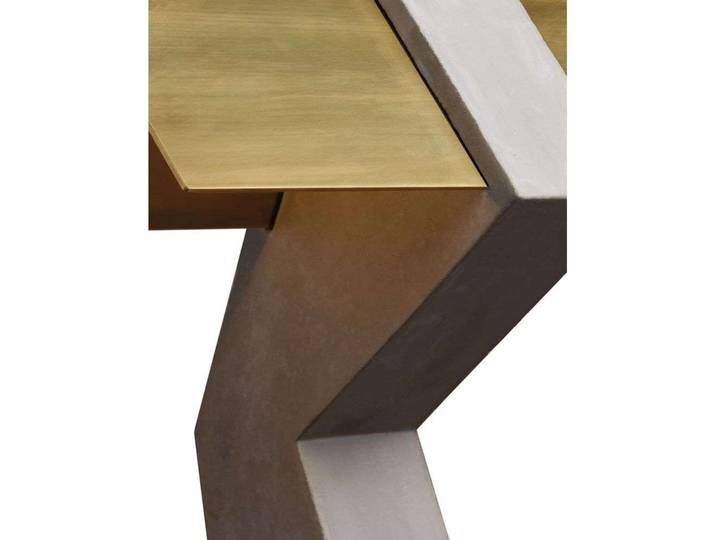 Tau Tischleuchte Brass/Concrete - DCW - Schlafzimmer - Metall