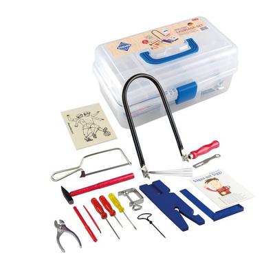 PEBARO 640 - Laubsäge-Set im Kunststoff-Tragekoffer, mit Anleitungsheft